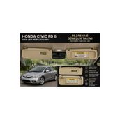 EP Garaj Otomotiv Honda Cıvıc Fd6 2006-2011 Model Uyumlu Bej Renkli Güneşlik Takımı (Sol + Sağ)