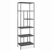 Ephesus Metal Siyah 60X180 Kitaplık