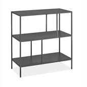 Ephesus Metal Siyah 80X85 Kitaplık