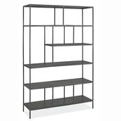 Ephesus Tv Ünitesi Metal Siyah 150X180 Kitaplık