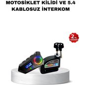 Epilons Bluetooth 5.4 Intercom ve Alarmlı Disk Kilidi Seti Güçlü Ses ve Güvenlik - Renkli