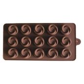 Epinox GL-21 Gül 21x10.5x1.9 cm Silikon Çikolata Kalıbı