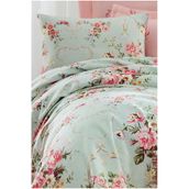 Eponj Home Baskılı Tek Kişilik Alanur Mint Pike Seti