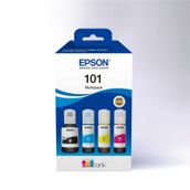 Epson 101 Cyan-Magenta-Yellow-Black Mavi-Kırmızı-Sarı-Siyah T03V6 4'lü Multipack Kartuş