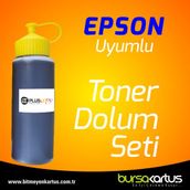 Epson C2900/CX29 Mavi Uyumlu Toner Dolum Seti