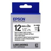 Epson LK-5SBE Mat Siyah Üzeri Silver 18 mm 9 mt Etiket