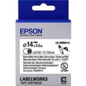 Epson LK-6WBA14 Siyah -Beyaz 14 mm 2,5 m Etiket