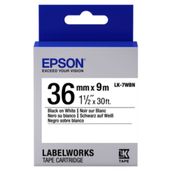 Epson LK-7WBN Siyah-Beyaz 36 mm 9 m Etiket