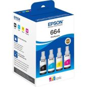 Epson T6646 Cyan-Magenta-Yellow-Black Mavi-Kırmızı-Sarı-Siyah 4'lü Multipack Kartuş