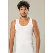 Erdem 1100 Klasik Penye Askılı Beyaz Erkek Atlet