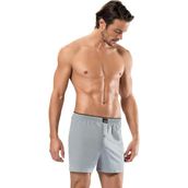Erdem 1400 Penye Düz Gri 3 Adet Erkek Boxer