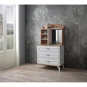 Erezoğulları Mobilya Trend Aynalı 3 Çekmeceli Şifonyer 80X45X151CM - Beyaz