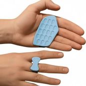 Ergonomik Fitness El Koruyucu, Avuç İçi Koruma Dambıl Fitness Ağırlık Kavrama Pedi Kondisyon, Barfiks, Buz Mavisi Kaymaz Yüzeyli, Halter Ağırlık Çalışmaları için, Spor Ekipmanı El Sağlık Pedi