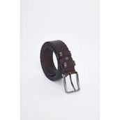Erkek %100 Hakiki Deri 3,5 cm Klasik Kahverengi Kemer