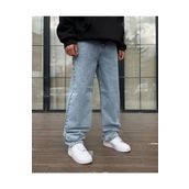 Erkek Baggy Butter Fly Jeans Salaş Kemer Arkası Lastikli Kot Pantolon Mbg
