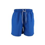 Erkek Deniz Şortu 3 Cepli Pamuklu Polyester Su Yitici Tahriş Etmeyen Astar Saks Mavi