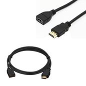 Erkek Dişi Gold Uçlu 50 Cm Uzatma Hdmı Kablo (Mini Hd Rec. İçin)