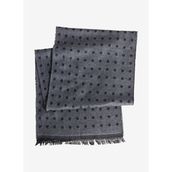 Erkek Gri-Siyah Desenli Yumuşak Dokulu Atkı