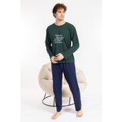 Erkek Penye Pamuk Regular Kalıp Sıfır Yaka Kaliteli Pijama Takımı A803123