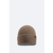 Erkek Vizon Fitilli Örgü Basic Yün Bere B009200