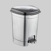 Erkoç E255 4 No 32 lt Plastik Pedallı Çöp Kovası