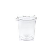 Erkoç E582 50 lt Plastik Battal Şeffaf Bakliyat Kovası