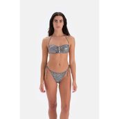 Eros 24SW85031EST Takçık Kaplı Sabit Askılı Gri Bikini