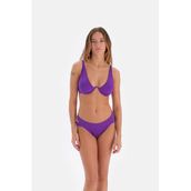 Eros 24SW85044EGB Tak Çık Kaplı Sabit Askılı Mor Bikini