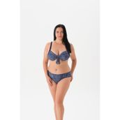 Eros Kadın Balenlı Bikini Takımı, Lacivert, 46 Beden