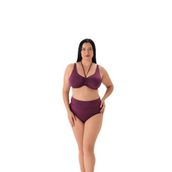 Eros Kadın Bikini Takımı, Balenli Toparlayıcı, Bordo, 52 Beden