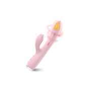 Erotica Romance Of Spring Şarjlı Isıtmalı Titreşimli İleri Geri Hareketli 3 İn 1 Rabbit Vibratör