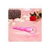 Erox 10 Fonksiyonlu Titreşimli Pleasure Slicone Anal Beads Vibratör Pink