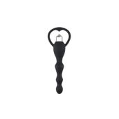 Erox Pleasure Slicone Anal Beads Vibratör Black