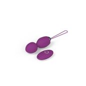 Erox Uzaktan Kumandalı Cherry Giyilebilir Kegel Egzersiz Topu Egg Vibratör Purple