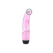 Erox Vibes Waves Pink Kademeli Titreşimli 18 Cm Jel Vibratör