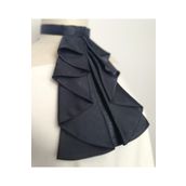 es moda shop Florence jabot yaka viktoria dönemi kravat siyah