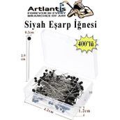 Eşarp İğnesi Siyah 400 Lü 1 Paket Türban İğnesi Başörtüsü Toplu İğne Şal Düğün Nikah Nişan Kına Sünnet Takı İğnesi