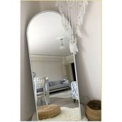 Esenhome DECOR Beyaz Çerçeveli Oval Boy Aynası 60x180cm