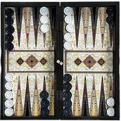 Eser Marble Mermer Desenli Kaplama Tavla Orta Boy 44 x 44 cm