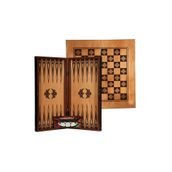 Eser Yakma Ahşap Orta Boy Tavla