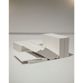 Esila Kağıtçılık Beyaz Yaka Kartı Kağıdı Boş Baskısız Kalın Kart 5 x 8 cm (100 Adet) (0,092 Kg)