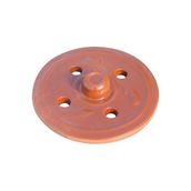 Esmo Home Küçükboy Sırlı Dolma Kapağı(18 * 3 Cm) Toprak Güveç Tencere Kap - Kestane Akaju - Option-1