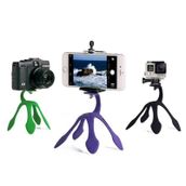 Esnek Kıvrılabilir Elastik Mini Ahtapot Tripod Stand-Kırmızı