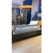 ESPEBA Katlanabilir Bebek Güvenlik Yatak Bariyeri 150X48,5X35 Cm Gri Renk