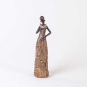 Euro Flora Afrikalı Kadın 9x8x37 Cm Biblo