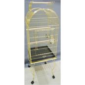Eurogold 51x51x152 cm Açılabilir Çatılı Sehpalı Pirinç Papağan Kafesi