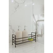 Eva Metal Tasarım Banyo Mutfak Organizer Düzenleyici Raf Kozmetik Takı Stand Baharatlık Dolap Içi, Tezgah Üstü Metal - Siyah