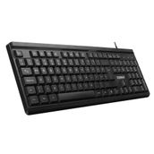 Everest KB-741F USB Türkçe 2 m Bakır Kablolu Standart Siyah Klavye