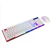 Everest KM-198 Luminax Beyaz Q Gaming Oyuncu Klavye ve Mouse Set