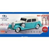 Everton Rt-1960 Emerald Zümrüt Yeşi L Arabalı Bluetooth Fm-usb-tf-aux Şarjlı Nostaljik Radyo